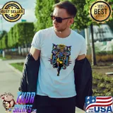 King shurI with tribal panther square black panther shirt