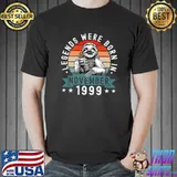 Legends Were Born In November 1999 Vintage Sunset Stars Sloth Birthday T-Shirt