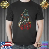 Life Freedom Farsi Calligraphy Zan Zendegi Azadi Flag T-Shirt
