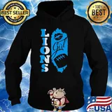 Lions Girl Lip Baseball Shirt Hoodie