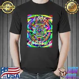 Look Closely Cat Psychedelic Oversized Tee T-Shirt