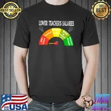 Lower Teacher's Salaries pay Taxes Survival Make A Family Colors Teachers T-Shirt
