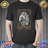 Lucipurr Cat Lucifer Arot Card Pagan Goblincore Goth Occult Cat T-Shirt