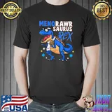 Menoraws Saurus Rex Hanukkah Jewish Dinosaur Hanukkah T Rex T-Shirt