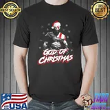 Merry christmas kratos god of christmas god of war ragnarok shirt