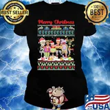 Merry Christmas Ugly Jeff Dunham Shirt Ladies tee