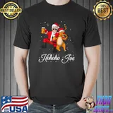 Merry Christmas With Biden Hohoho Joe Reindeer Beer T-Shirt