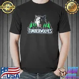 Minnesota timberwolves logo vintage shirt