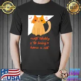Most Likely To Bring Home A Cat Stars Lovely Cat Lovers T-Shirt