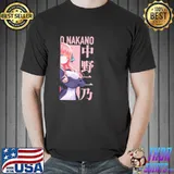 Nino nakano quint quintuplets anime classic shirt