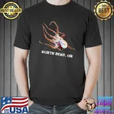 North Bend Or Octopus Design Marine Wildlife Animal Lover T-Shirt