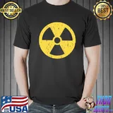 Nuke distressed nuclear symbol shirt