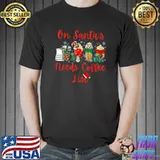 On Santa's Needs Coffee List Christmas Coffee T-Shirt Copy Copy Copy