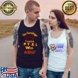 On Sundays I Watch Football With Daddy Sport Lover T-Shirt Tank Top
