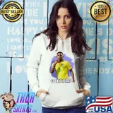 Out I march with bat and pad gabriel Jesus Brazil Football sport s Hoodie