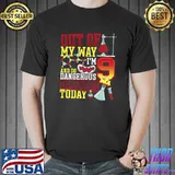 Out Of My Way I'm Dangerous Experimets 9 years Scientist T-Shirt