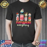 Peppermint Everything Mocha Propofol Cute Christmas Nurse T-Shirt