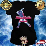 Philadelphia Baseball Homerun Shirt Ladies tee