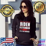 Political humor Biden fetterman 2024 it's a no brainer s Hoodie