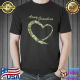 Proud Army Grandma Military Grandma Camouflage T-Shirt