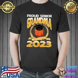 Proud Senior Grandma 2023 Basketball Senior Graduation T-Shirt