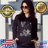 Rabbit Lover Rabbit And Moon Card T-Shirt Hoodie
