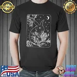 Rabbit Lover Rabbit And Moon Card T-Shirt