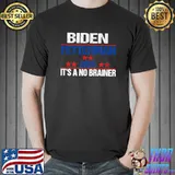 Red Stars Biden Fetterman 2024 It's A No Brainer Election T-Shirt