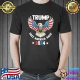 Republican supporter Trump take America back 2024 shirt