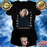 Rip aaron carter 1987 2022 legends never die s Ladies tee