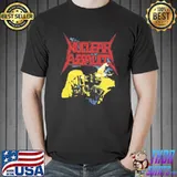 Rock band design nuclear assault shirt
