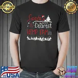 Santa's Dearest Kemp Family Xmas Cute Christmas Reunion Party T-Shirt