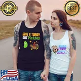 Save A Turkey Eat Pickles Thanksgiving Turkey Pickles T-Shirt Tank Top