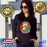 Season's Tweetings Cute Christmas Kawaii Bird Santa Hat Vintage T-Shirt Hoodie