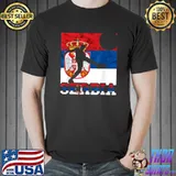 Serbian Flag Serbia Serbian Soccer Team Serbian Pride T-Shirt