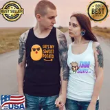 She's My Sweet Potato I Yam Thanksgiving Couples Matching PJ T-Shirt Tank Top