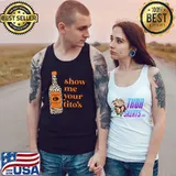 Show Me Your Tito's Leopard Drinking Vodka Alcohol Lover T-Shirt Tank Top