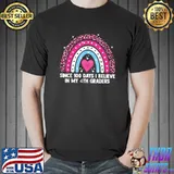 Since 100 days i believe in my 4th graders rainbow leopard heart T-Shirt