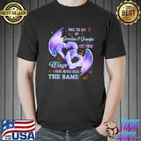 Since The Day My Grandma & Grandpa Got Their Wings Memories Butterflies T-Shirt