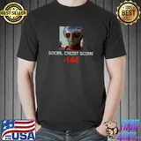 Social Credit Score Woke Cyborgs Robots Cancel Culture T-Shirt