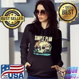 Sp skull illustration simple plan s Hoodie