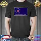 Springfield Illinois Flag City Pride Gift Souvenir T-Shirt
