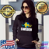 Sweden Swedish Sweden National Animal Silhouettes T-Shirt Hoodie
