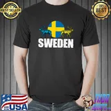 Sweden Swedish Sweden National Animal Silhouettes T-Shirt