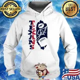 Texans Girl Lip Baseball Shirt Hoodie