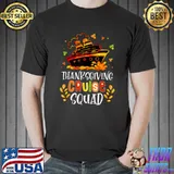 Thanksgiving Cruise Squad Matching Family Vacation Trip Autumn Fall T-Shirt