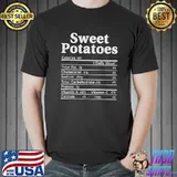 Thanksgiving Sweet Potatoes Nutrition Costume T-Shirt
