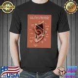 The Visit Various Types Of Ear Piercings Elven Ear Piercing Chart Medium Skin Tone T-Shirt