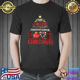 This Englist Paraprofessional Love Christmas Lights Chest Nuts Red Plaid And Candy Matching T-Shirt