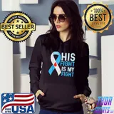 This Fight Is My Fight In November We Wear Blue Diabetic T1d T2d Diabetes Awareness T-Shirt Hoodie
